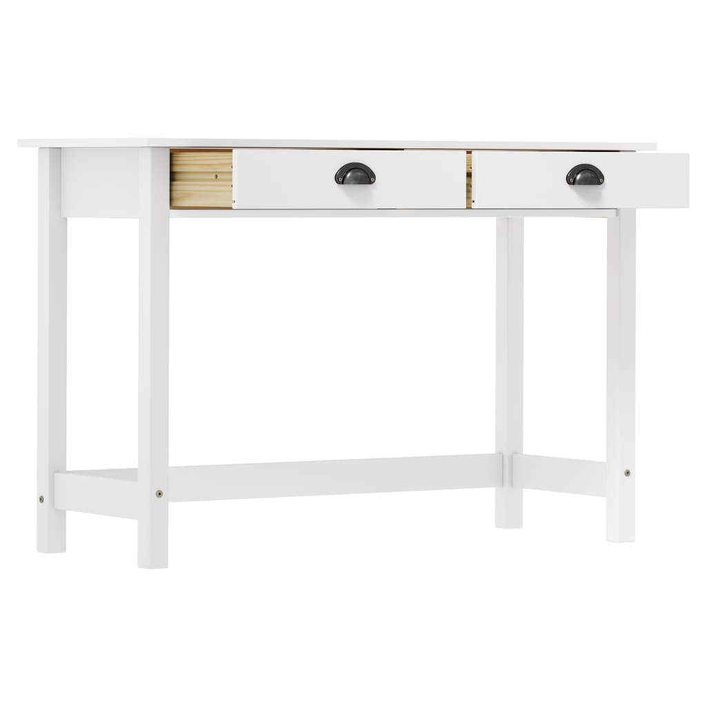 Konsolentisch mit 2 Schubladen 110×45×74 cm Massivholz Kiefer