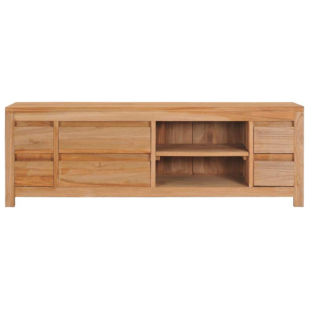 TV-Schrank 120×30×40 cm Massivholz Teak