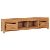 Thumbnail for TV-Schrank 135x30x35 cm Massivholz Teak