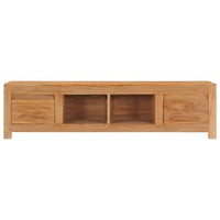 Thumbnail for TV-Schrank 135x30x35 cm Massivholz Teak