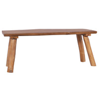 Thumbnail for Gartenbank 120 cm Massivholz Teak