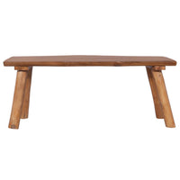 Thumbnail for Gartenbank 120 cm Massivholz Teak