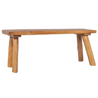 Thumbnail for Gartenbank 120 cm Massivholz Teak