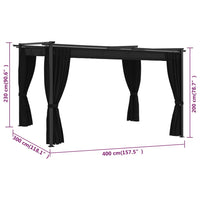 Thumbnail for Pavillon 4 x 3 m Anthrazit