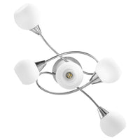 Thumbnail for Deckenleuchte mit Keramik-Lampenschirmen für 5 E14 Glühlampen
