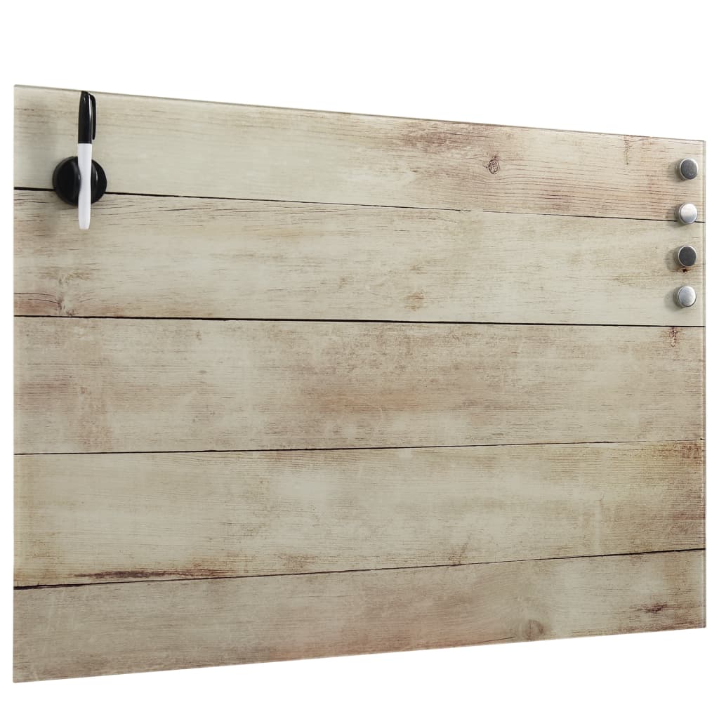 Magnettafel Wandmontage Glas 50 x 30 cm