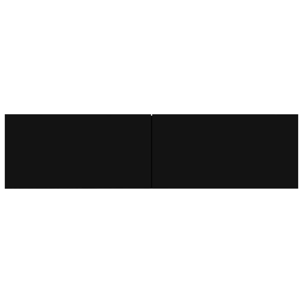 TV-Schrank Schwarz 120x30x30 cm Holzwerkstoff