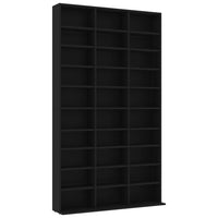 Thumbnail for CD-Schrank Schwarz 102x16x177,5 cm Holzwerkstoff