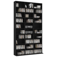 Thumbnail for CD-Schrank Schwarz 102x16x177,5 cm Holzwerkstoff