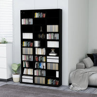 Thumbnail for CD-Schrank Schwarz 102x16x177,5 cm Holzwerkstoff