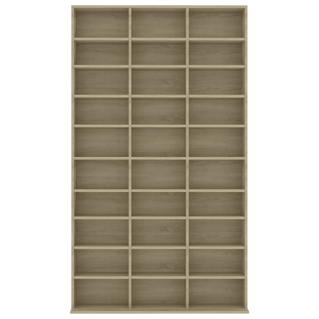 CD-Schrank Sonoma-Eiche 102x16x177,5 cm Holzwerkstoff