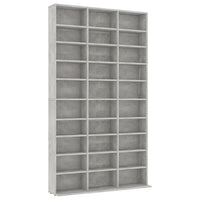 Thumbnail for CD-Schrank Betongrau 102x16x177,5 cm Holzwerkstoff