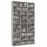 Thumbnail for CD-Schrank Betongrau 102x16x177,5 cm Holzwerkstoff