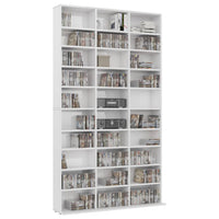 Thumbnail for CD-Schrank Hochglanz-Weiß 102x16x177,5 cm Holzwerkstoff