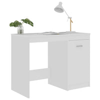 Thumbnail for Schreibtisch Weiß 100×50×76 cm Holzwerkstoff