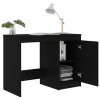 Thumbnail for Schreibtisch Schwarz 100x50x76 cm Holzwerkstoff