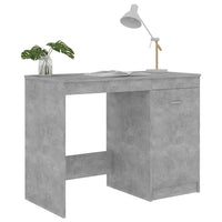 Thumbnail for Schreibtisch Betongrau 100x50x76 cm Holzwerkstoff