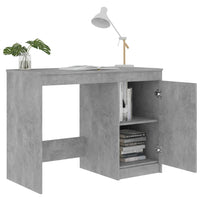 Thumbnail for Schreibtisch Betongrau 100x50x76 cm Holzwerkstoff