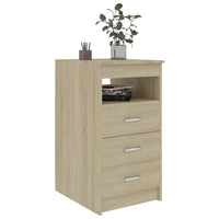 Thumbnail for Sideboard mit Schubladen Sonoma-Eiche 40x50x76 cm Holzwerkstoff