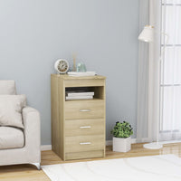 Thumbnail for Sideboard mit Schubladen Sonoma-Eiche 40x50x76 cm Holzwerkstoff