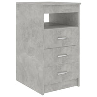 Thumbnail for Sideboard mit Schubladen Betongrau 40x50x76 cm Holzwerkstoff