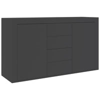 Thumbnail for Sideboard Grau 120x36x69 cm Holzwerkstoff