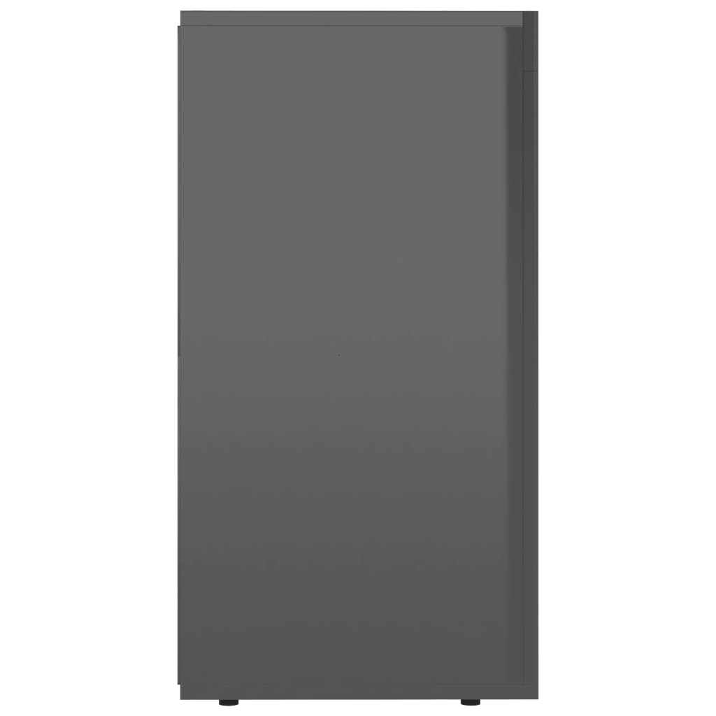 Sideboard Hochglanz-Grau 120x36x69 cm Holzwerkstoff