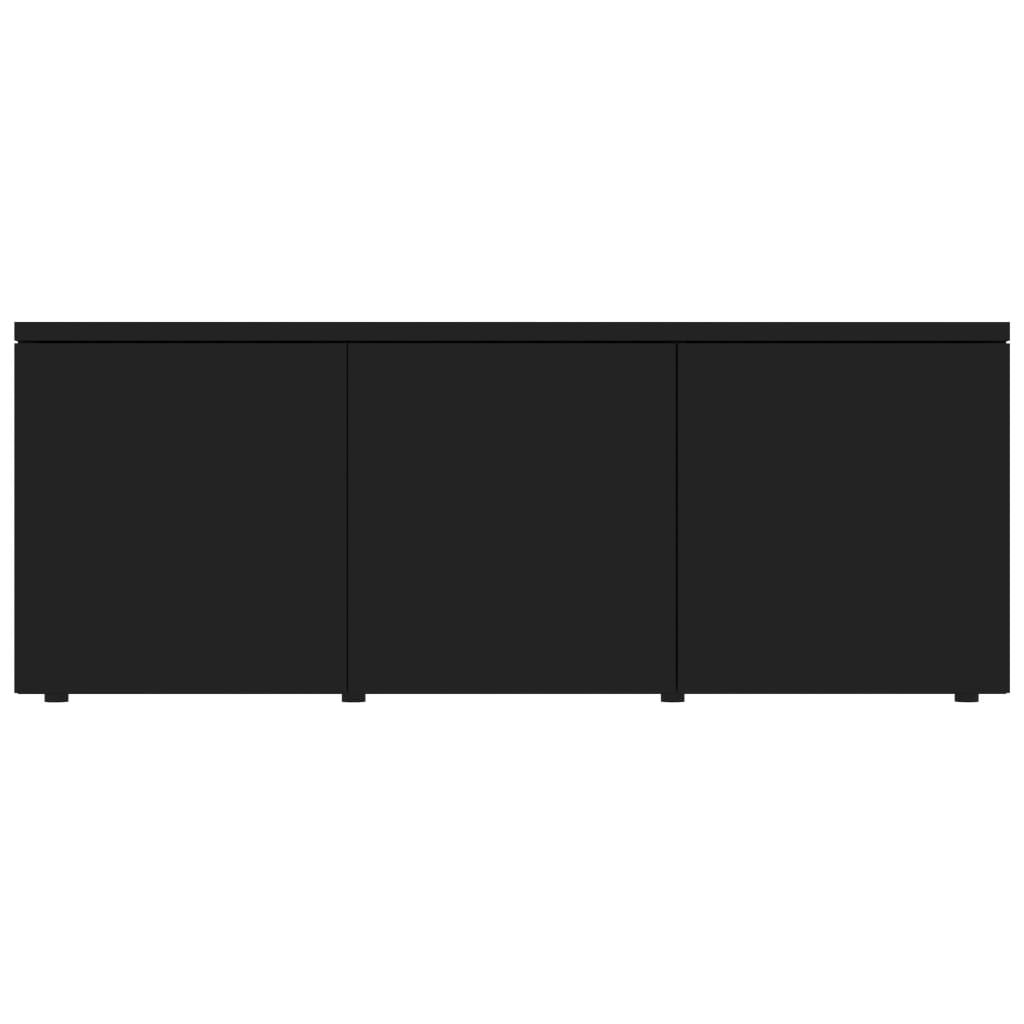TV-Schrank Schwarz 80x34x30 cm Holzwerkstoff