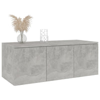 Thumbnail for TV-Schrank Betongrau 80x34x30 cm Holzwerkstoff