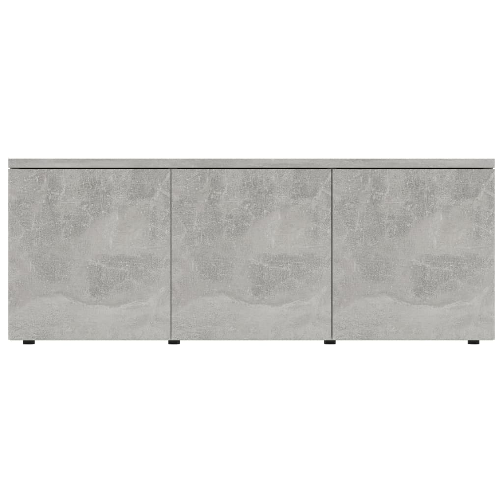 TV-Schrank Betongrau 80x34x30 cm Holzwerkstoff