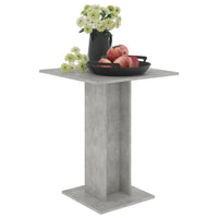 Thumbnail for Bistrotisch Betongrau 60x60x75 cm Holzwerkstoff