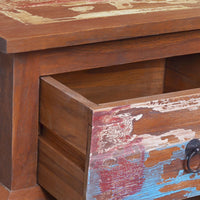 Thumbnail for Nachttisch 45x35x40 cm Recyceltes Teakholz