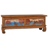Thumbnail for TV-Schrank 110x35x40 cm Teak Altholz