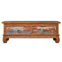 Thumbnail for TV-Schrank 110x35x40 cm Teak Altholz