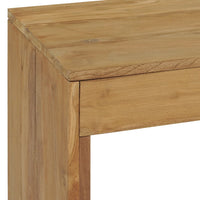Thumbnail for Konsolentisch 100x35x75 cm Teak Massivholz