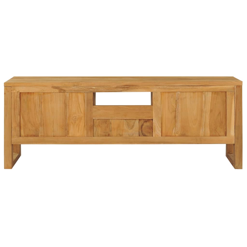 TV-Schrank 120x32x45 cm Teak Massivholz