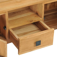 Thumbnail for TV-Schrank 120x32x45 cm Teak Massivholz