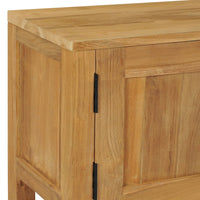 Thumbnail for TV-Schrank 120x32x45 cm Teak Massivholz