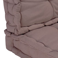 Thumbnail for Palettenauflagen 2 Stk. Baumwolle Taupe