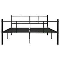 Thumbnail for Bettgestell Schwarz Metall 160×200 cm