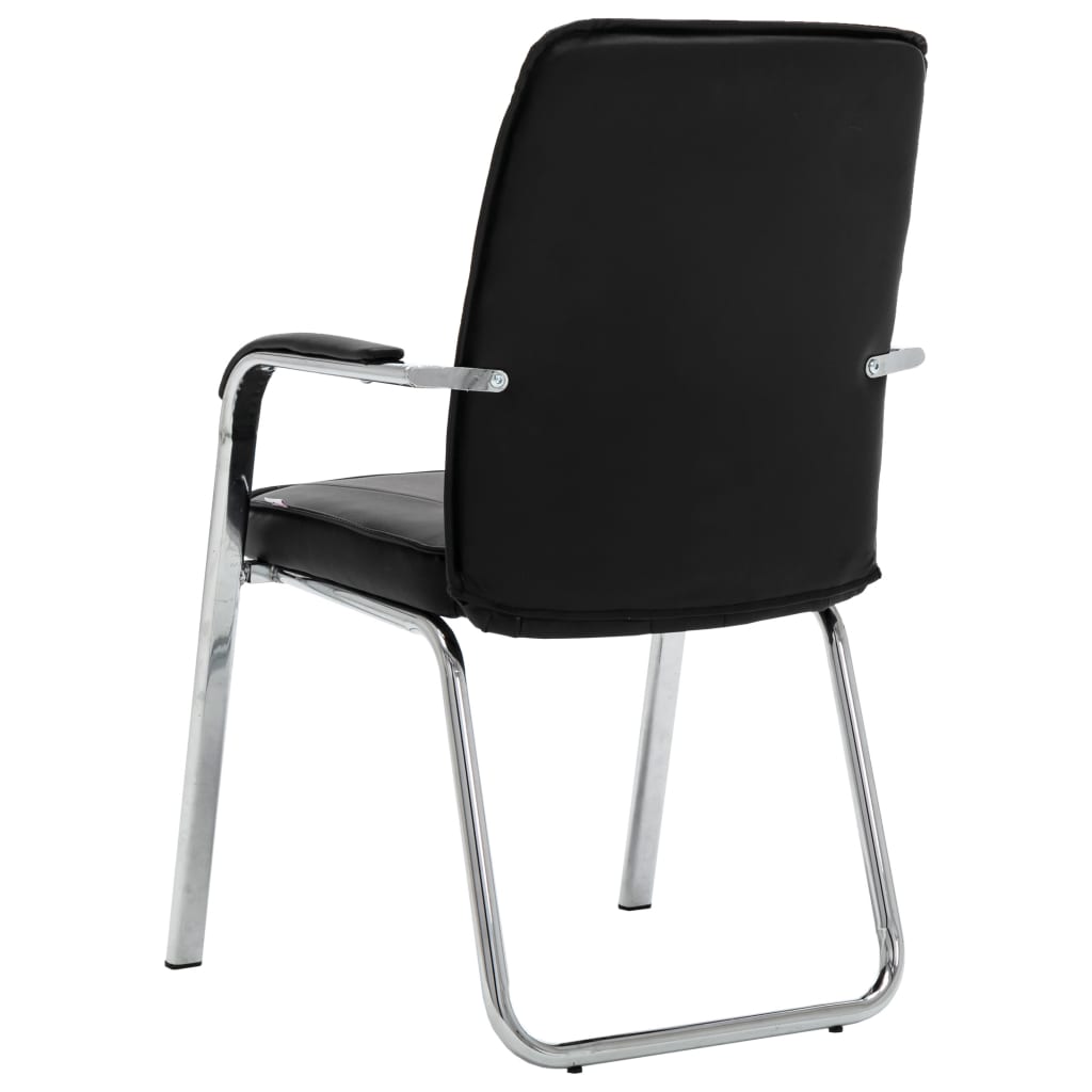 Bürostuhl Schwarz Kunstleder