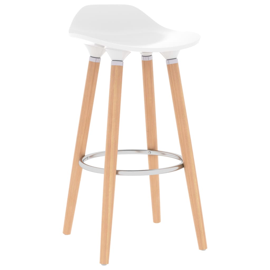 Barhocker 2 Stk. Weiß