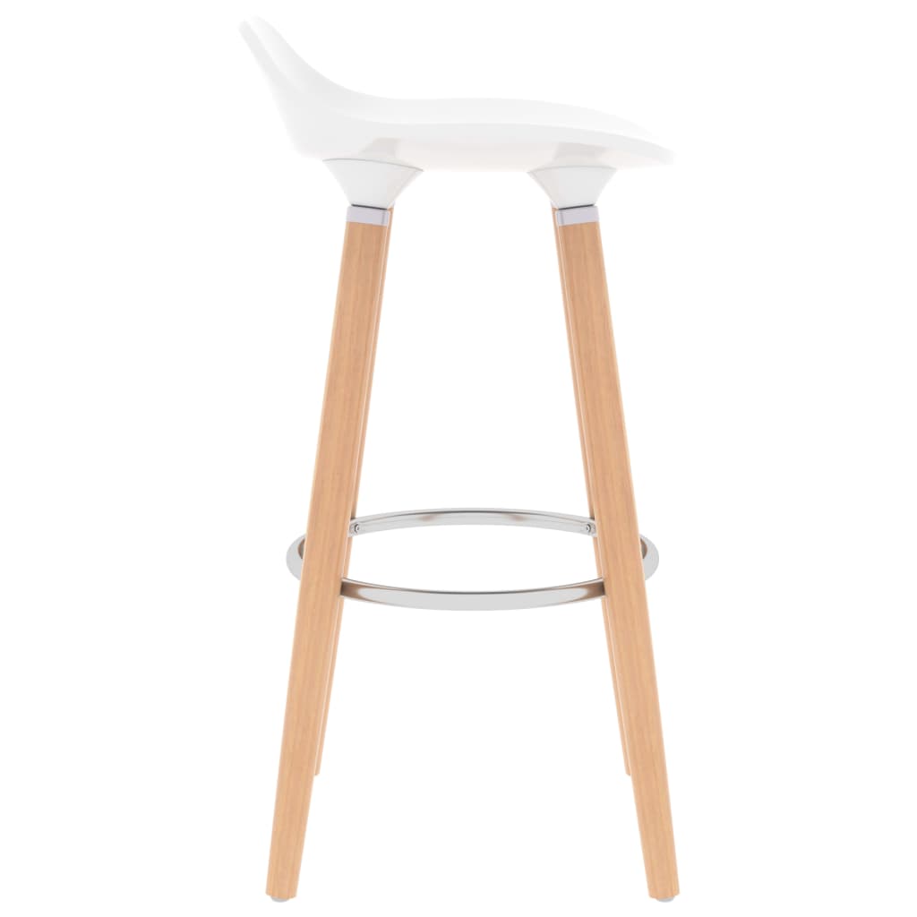 Barhocker 2 Stk. Weiß