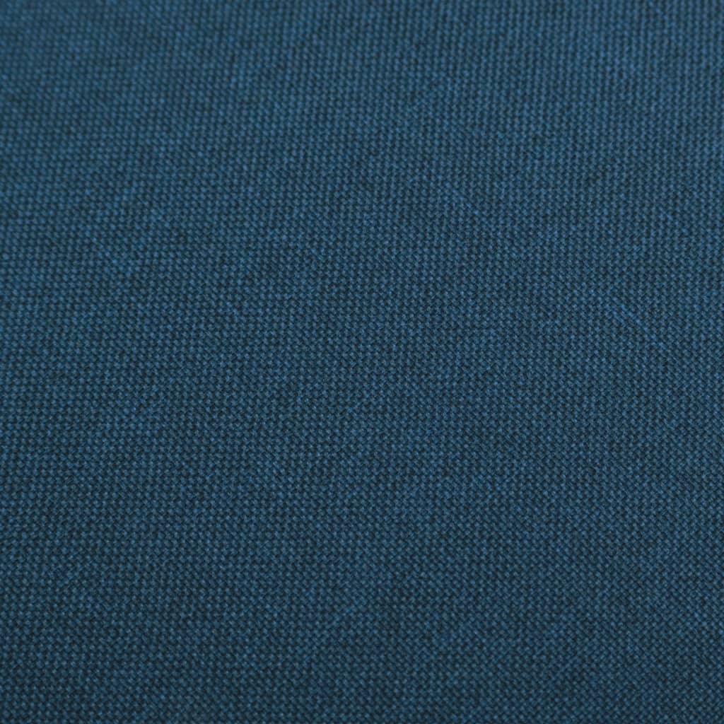 Barhocker 2 Stk. Blau Stoff