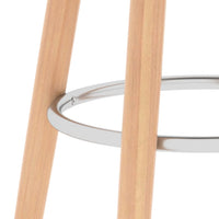 Thumbnail for Barhocker 2 Stk. Braun Stoff