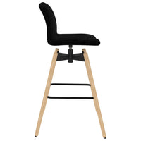 Thumbnail for Drehbare Barstühle 2 Stk. Schwarz Stoff