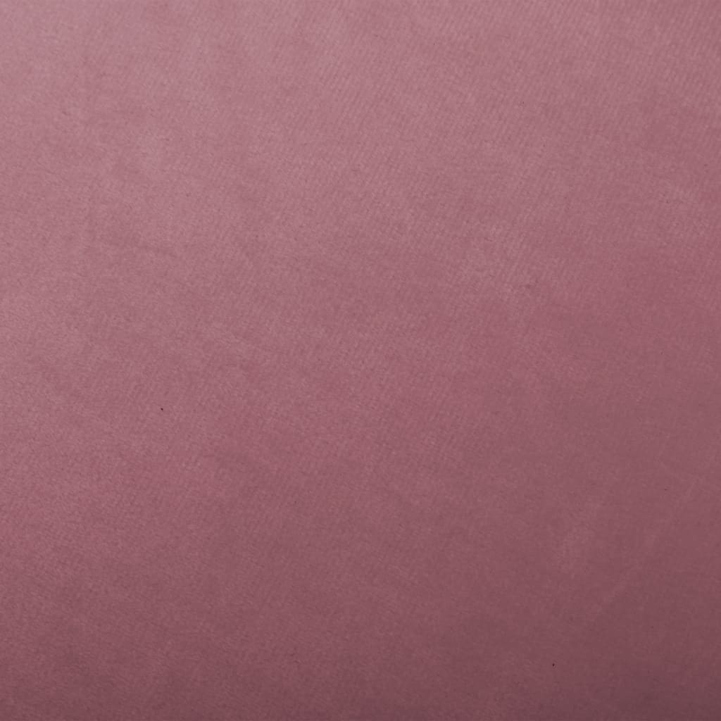 Schaukelstuhl Rosa Samt
