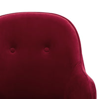 Thumbnail for Schaukelstuhl Weinrot Samt
