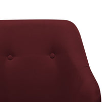 Thumbnail for Schaukelstuhl Weinrot Stoff