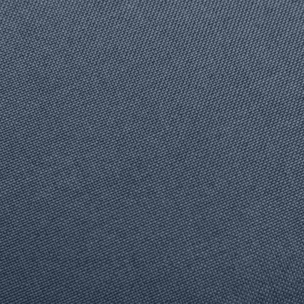 Schaukelstuhl Blau Stoff